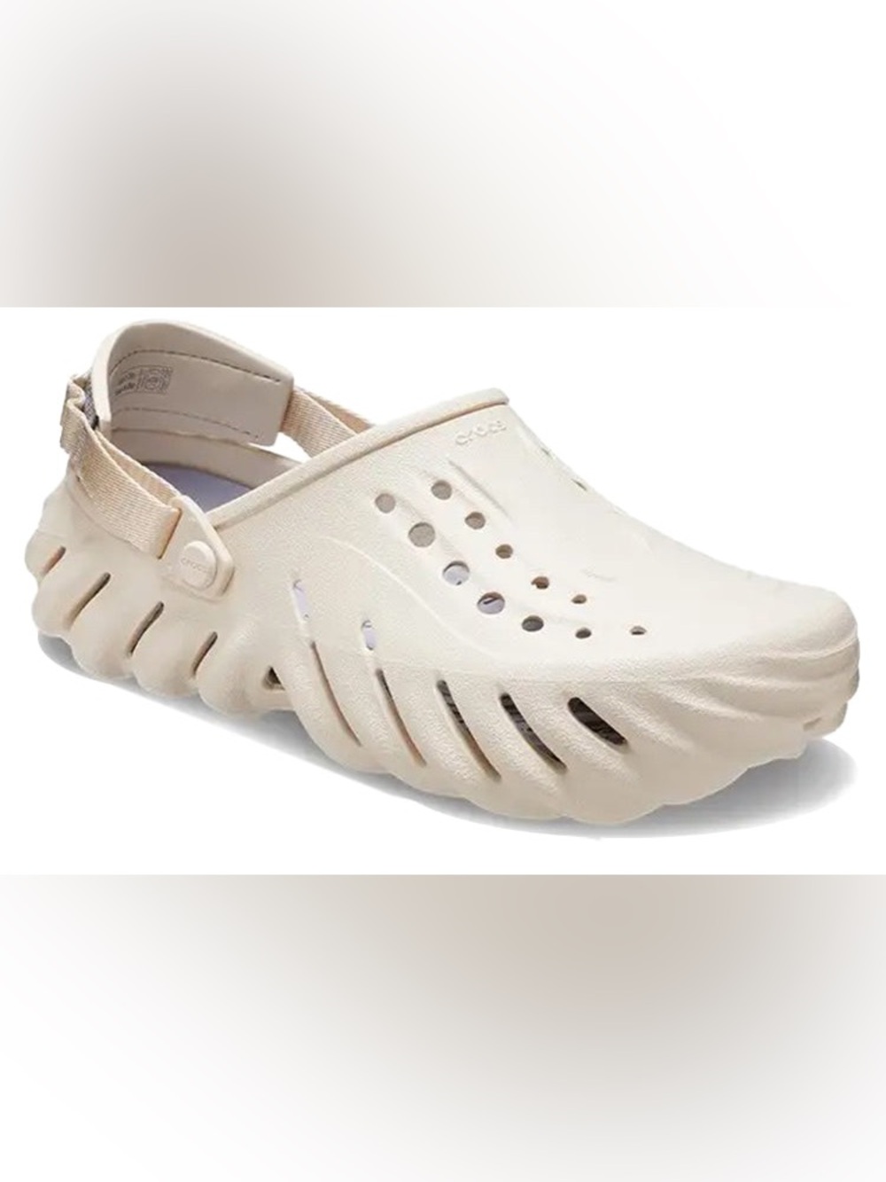🆕 Crocs Echo Clogs Men’s Size 12 Stucco Beige NWT